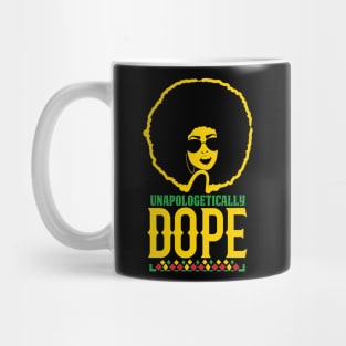 Unapologetically Dope Black History Month African American Mug